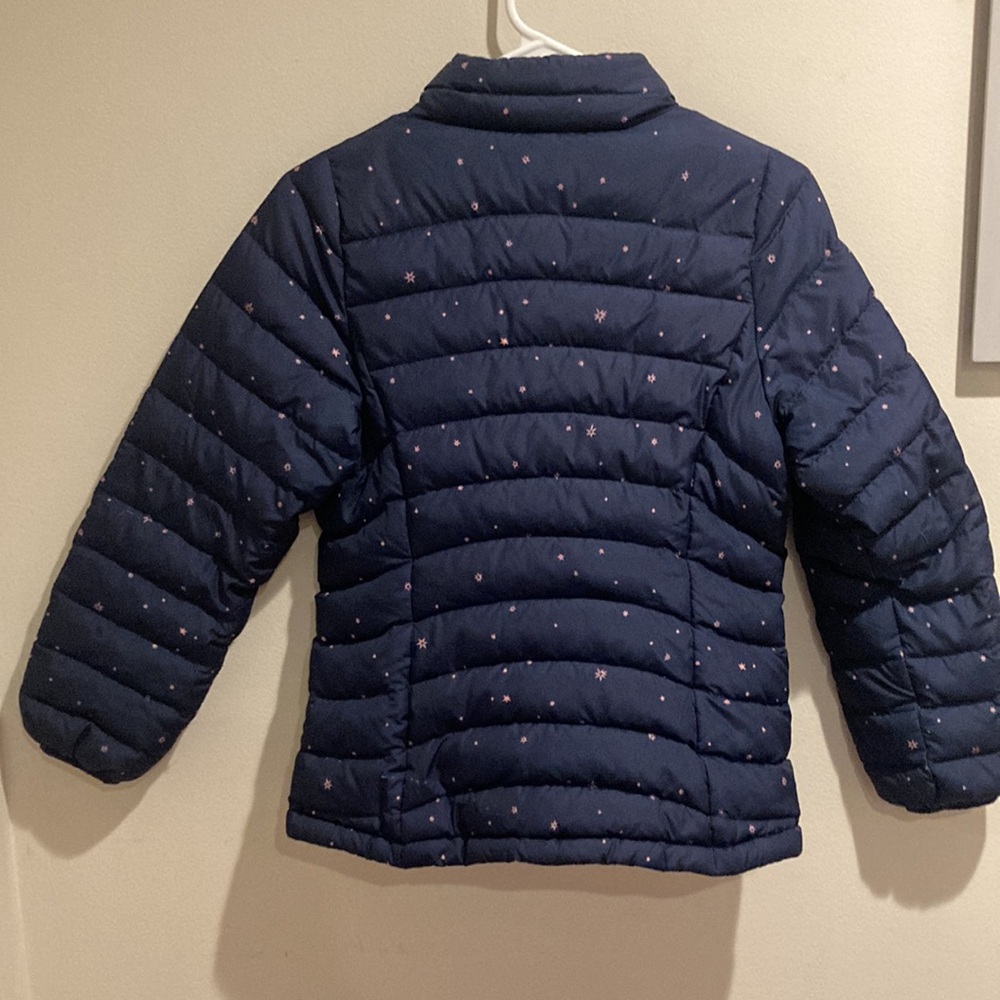Patagonia Kids Puffer Jacket - Navy with Pink Accents - Picture 7 of 11
